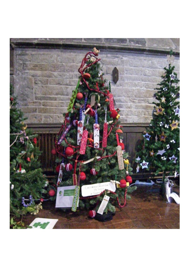 Christmas tree Chesterfield Church